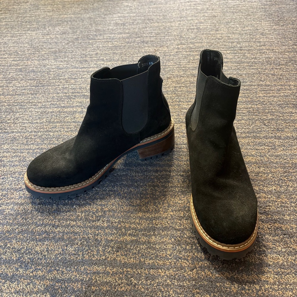 Black Suede Boots